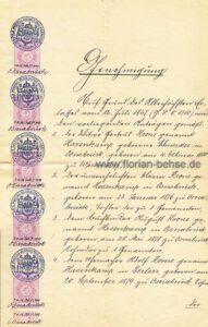 Namensänderungsurkunde Krone - Hasenkamp - Ahnenforschung Florian Behse